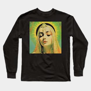 Our Lady Of Guadalupe 1970s Vintage Long Sleeve T-Shirt